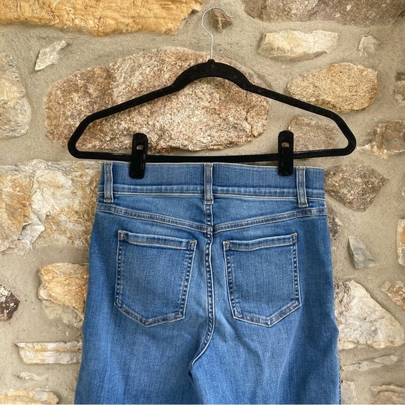 NWT SPANX Seamed Front Wide Leg Jean in Vintage Indigo $168 Womens Small - Picture 6 of 14